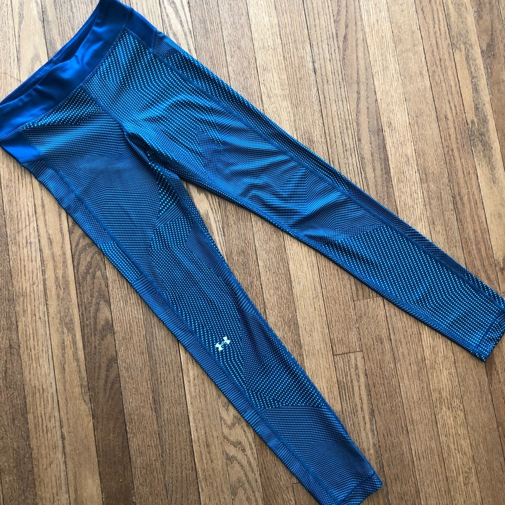 Under Armour Woman’s Heat Gear Compression Printed Leggings Size Small